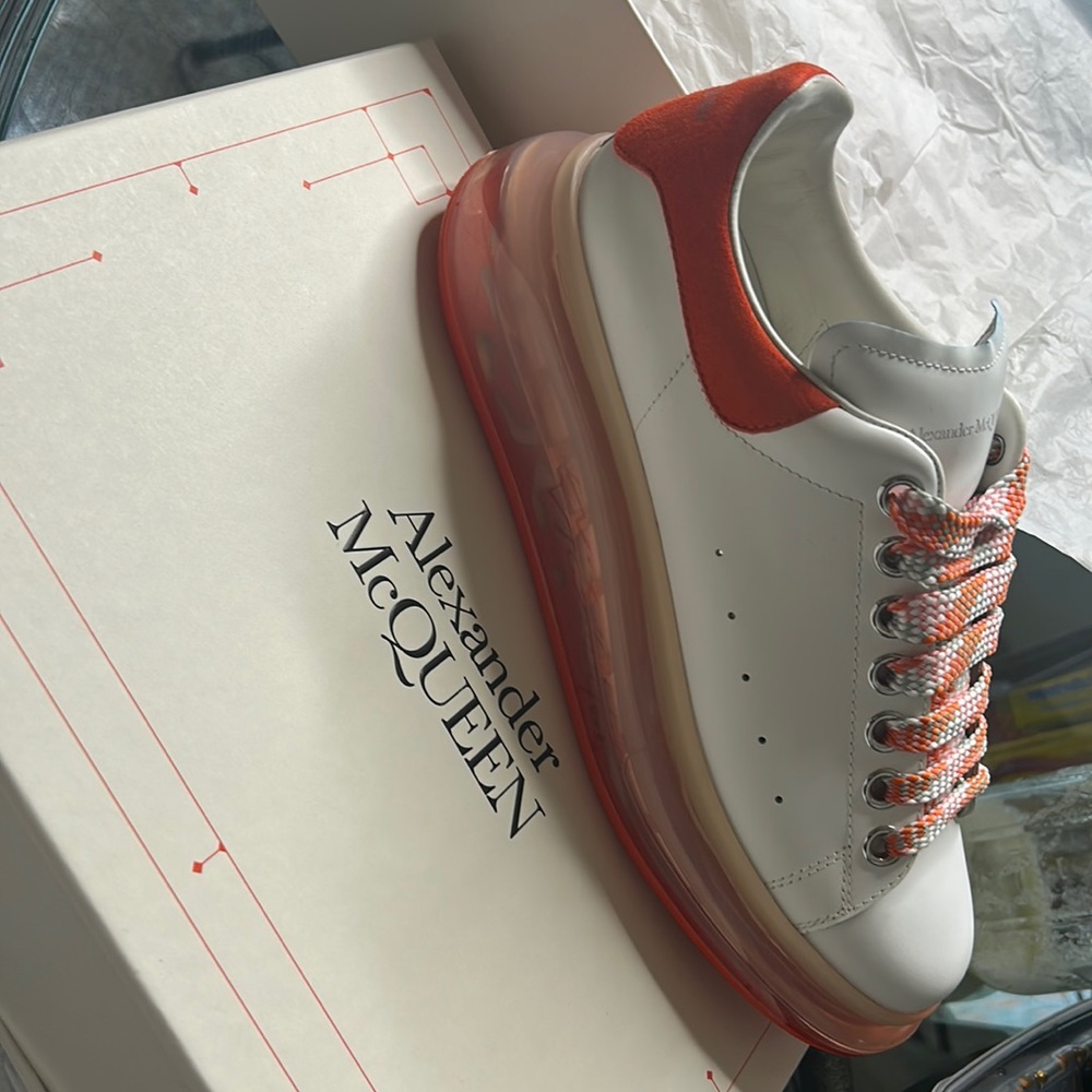 Alexander McQueen men orange & white